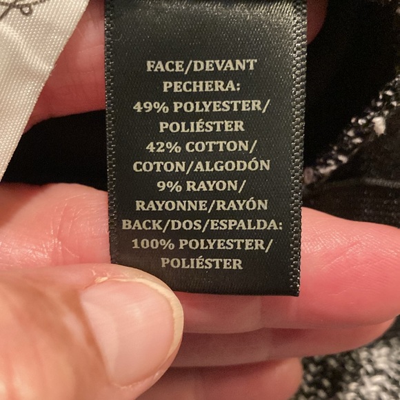 AnnTaylor Black and White Women's Skirt Size 10 - Picture 8 of 9